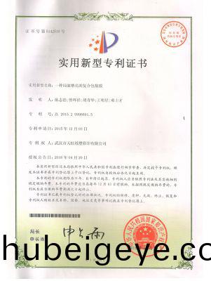 實(shi)用(yong)新型專利證(zheng)書